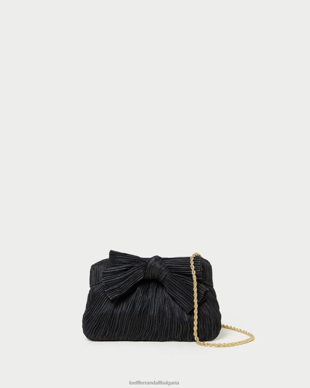 чанти черен Loeffler Randall N248X349 Жени съединител с мини лък rochelle